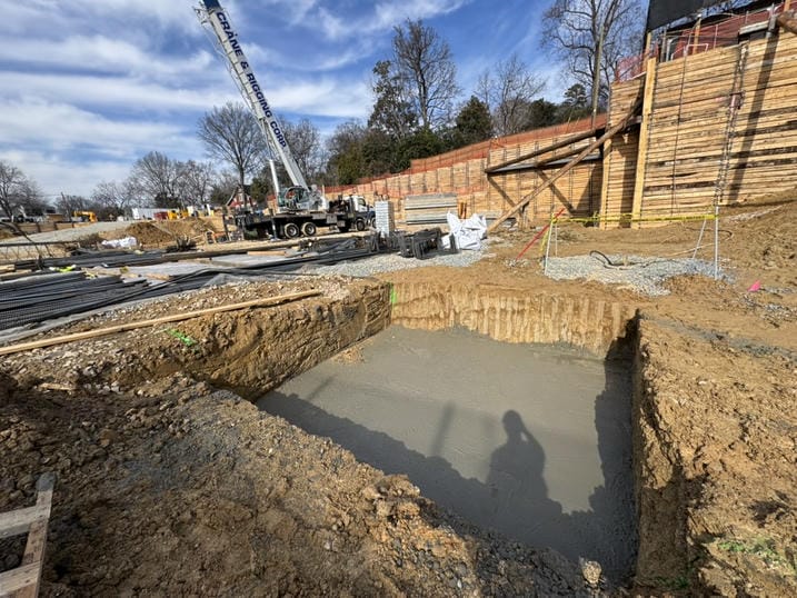 SPREAD FOOTING AT B1 FOUNDATION WALL