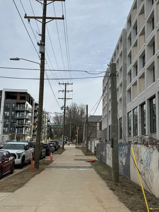 POLES TO BE REMOVED ON RIGH