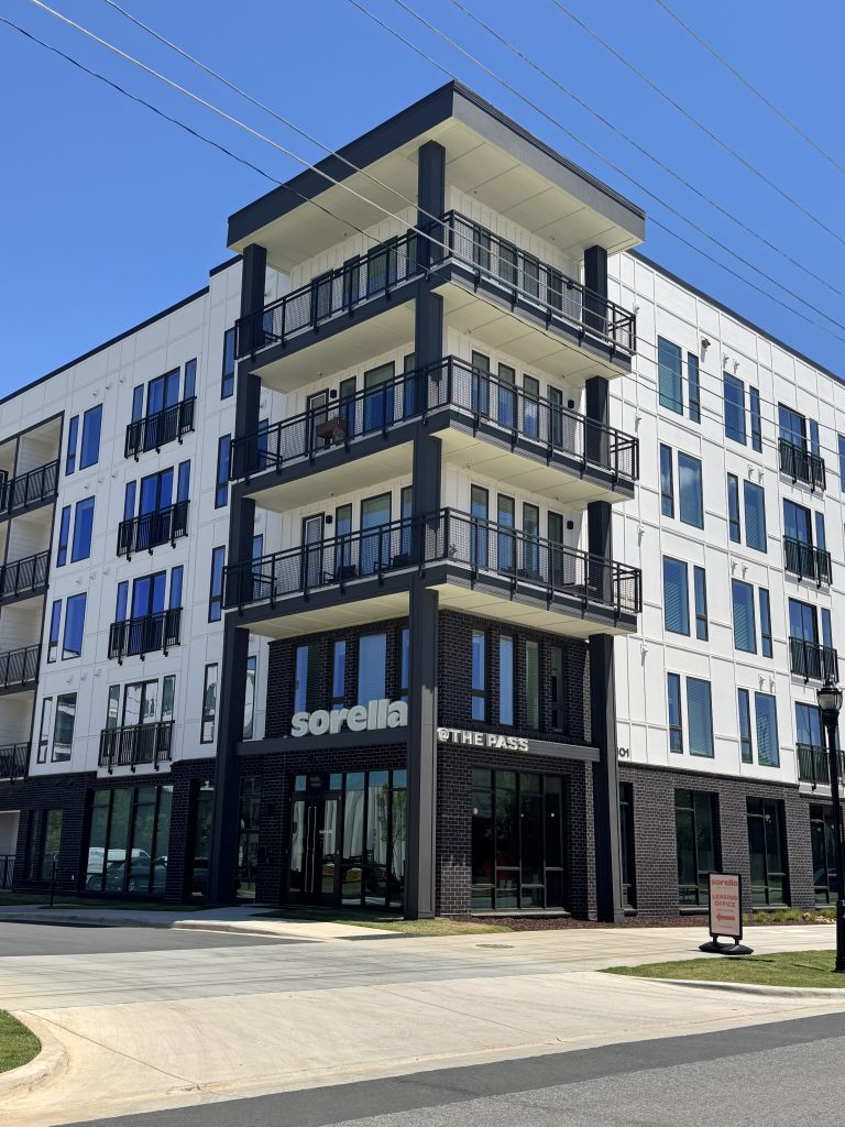 Sorella Apartments – As the owner’s construction manager, Brian teamed with the design and construction teams to complete an urban deck-wrapped apartment community in the Sugar Creek neighborhood of Charlotte, NC